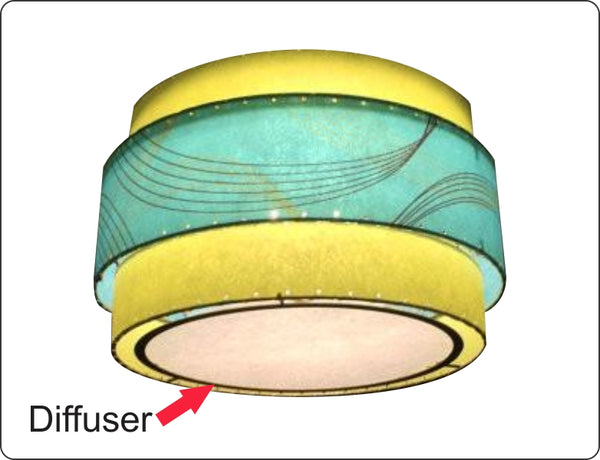 Modul Diffuser Diffuser for Pendant & Ceiling Fixtures | Modilumi